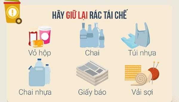 Rác không tái chế gồm những loại nào